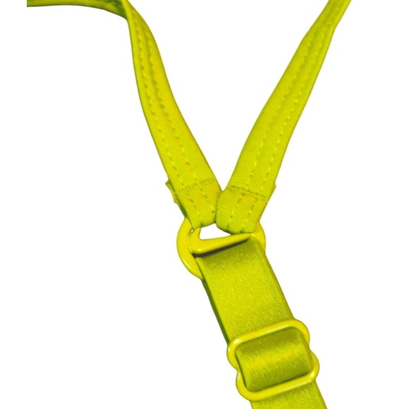 Nike women’s Bright Cactus Dri-Fit Indy Sports Bra Tank - sizeS Neon Gym minimal - Picture 3 of 4